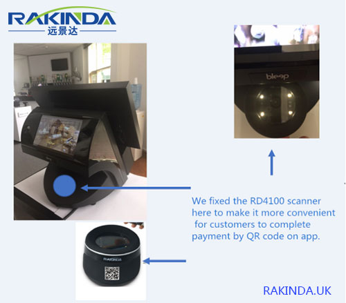 RD4100 Desktop 1D e 2D Barcode Scanner