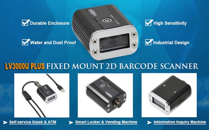 Módulo industrial do scanner de código de barras LV3000U PLUS