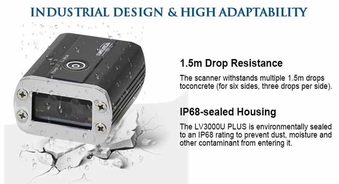 Módulo industrial do scanner de código de barras LV3000U PLUS