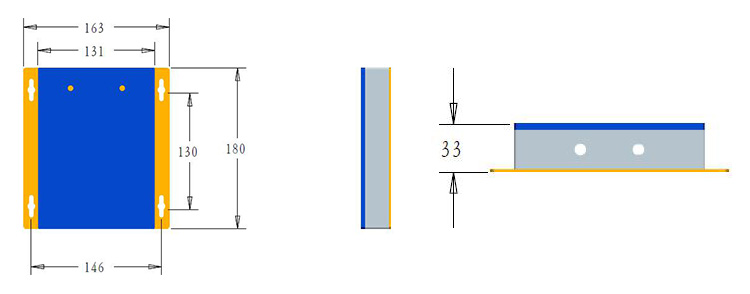 Leitor de metal para mesa SM-8300