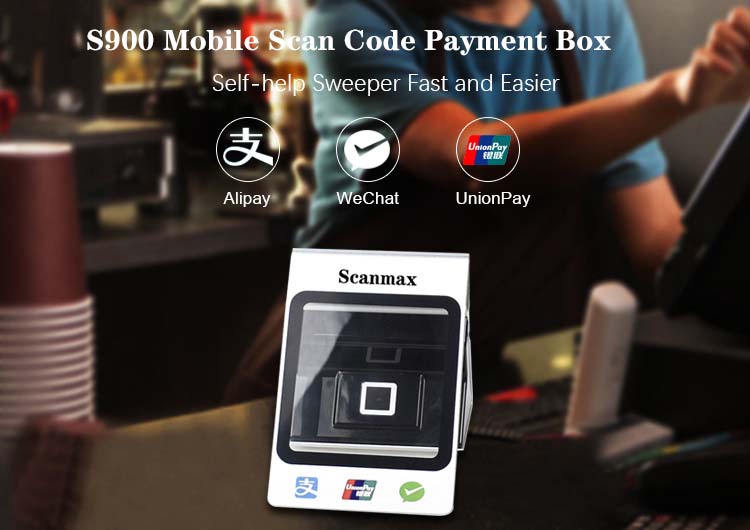 S900 Pagamento Desktop 2D Barcode Scanner para celular